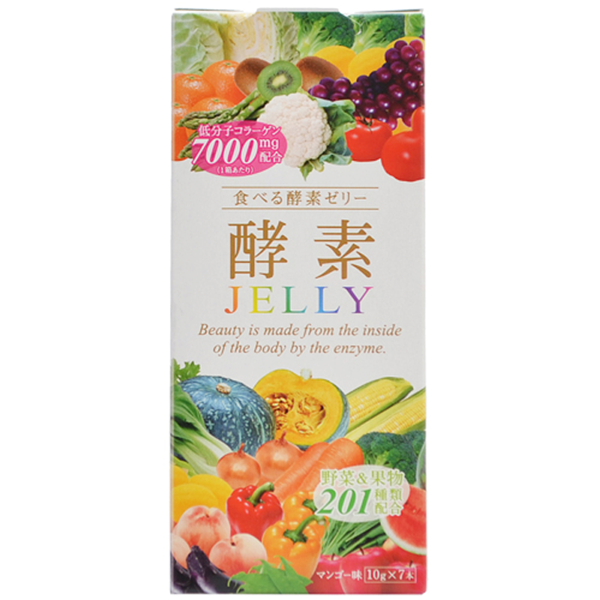 Enzyme Jelly เอนไซม์ เยลลี่ สกัดจากผักและผลไม้ ผสมเปปไทด์คอลลาเจน 7000mg