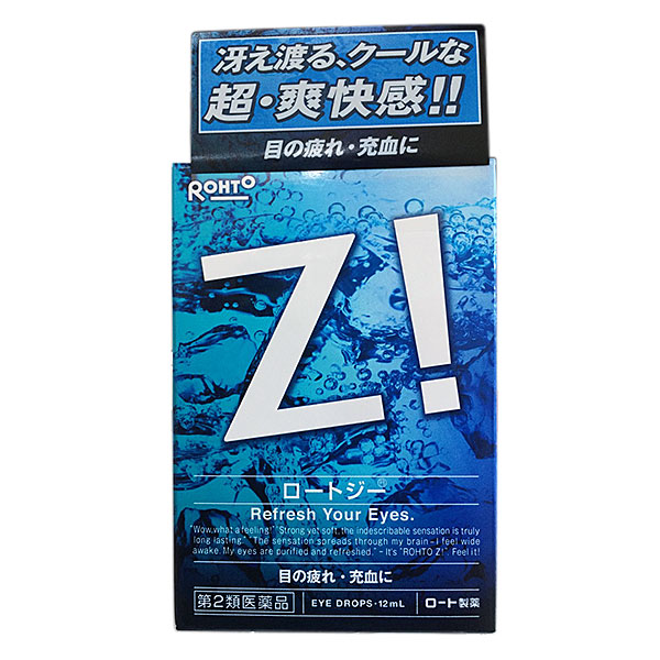 ยาหยอดตา สำหรับผู้ที่ใช้สายตาจ้องหน้าจอนานๆ รับรองตาคุณจะสว่าง เย็นชดชื่นขึ้นทันที Rohto Z! Eye Drops