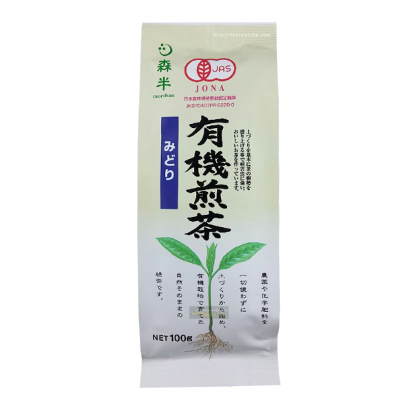 ชาเขียวเซนฉะออร์แกนนิค Organic Sencha จาก Morihan