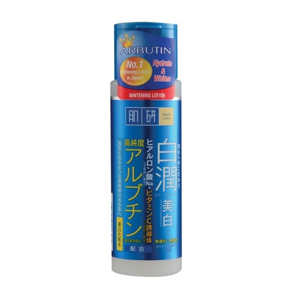 โลชั่นน้ำนมบำรุงผิว ผสมอาร์บูติน ช่วยเพิ่มความขาวให้ผิว Hada Labo Arbutin Whitening Lotion