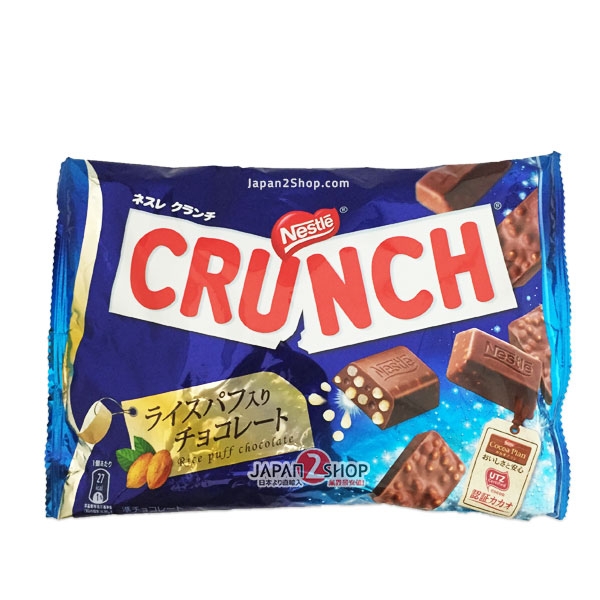 Nestle Crunch Mini ขนมชอคโกแลต สอดใส้เม็ดข้าวอบกรอบ